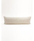 Фото #1 товара Ivory & Taupe Down Alternative Cotton Waffle Weave Pillow