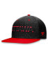 ფოტო #4 პროდუქტის Men's Black, Red Ottawa Senators Authentic Pro Rink Two-Tone Snapback Hat