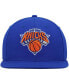 Фото #3 товара Men's Blue New York Knicks Ground 2.0 Snapback Hat