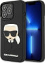 Karl Lagerfeld Karl Lagerfeld KLHCP13LKH3DBK iPhone 13 Pro / 13 6,1" czarny/black hardcase 3D Rubber Karl`s Head