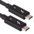 Akyga AK-USB-33 - 0.5 m - USB C - USB C - Thunderbolt 3 - 40000 Mbit/s - Black