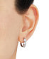ფოტო #2 პროდუქტის Lab Grown Diamond Small Hoop Earrings (2-3/8 ct. t.w.) in 14k White Gold