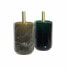 Фото #2 товара Щетка для унитаза DKD Home Decor Зелено-серая смола Мрамор 9 x 9 x 37 см (2 штуки)