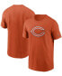 Фото #1 товара Men's Orange Chicago Bears Primary Logo T-shirt