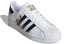 Фото #4 товара adidas originals Superstar 舒适休闲 耐磨 低帮 板鞋 男女同款 白色 / Кроссовки Adidas originals Superstar GW9537