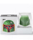 Star Wars Boba Fett 3D Helmet Double Wall Drinking Glass 6.5 Oz