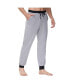 ფოტო #3 პროდუქტის Men's Heat Retaining Contrast Trim Pajama Pants