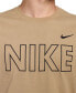 Фото #5 товара Men's Sportswear Logo Graphic Short Sleeve Crewneck T-Shirt