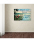 Фото #3 товара Jean Plout 'The Lake Is My Happy Place' Canvas Art - 19" x 12" x 2"