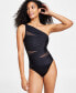 Фото #1 товара Network Jena One-Shoulder Allover-Slimming One-Piece Swimsuit