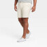 Фото #2 товара Goodfellow & Co Chino Shorts Men's 60 Light Cream Linden Big & Tall 9" Slim Fit