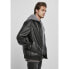 Фото #8 товара URBAN CLASSICS Hooded Jacket Fleece Fake Leather