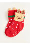 Фото #2 товара LCW baby Yılbaşı Temalı Oyuncaklı Erkek Bebek Ev Çorabı