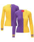 Фото #1 товара Women's Purple, Gold Minnesota Vikings Cargo Sweater