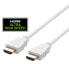 Фото #1 товара Deltaco HU-30A - 3 m - HDMI Type A (Standard) - HDMI Type A (Standard) - Audio Return Channel (ARC) - White
