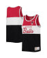 Big Boys Black, Red Chicago Bulls Hardwood Classics Special Script Tank Top