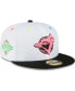 Фото #1 товара Men's White Toronto Blue Jays Neon Eye 59FIFTY Fitted Hat