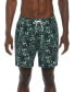 Фото #6 товара Плавки мужские Nike Blender Tossed Logo-Print 7" Twill Swim Trunks