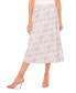 Фото #6 товара Women's Floral Midi Slip Skirt
