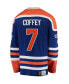 Фото #2 товара Men's Paul Coffey Blue Edmonton Oilers Premier Breakaway Retired Player Jersey