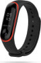 Tech-Protect TECH-PROTECT SMOOTH XIAOMI MI BAND 3/4 BLACK/RED