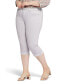 Фото #3 товара Plus Size Marilyn Straight Crop Cuff Jeans