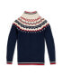 ფოტო #3 პროდუქტის Baby Boys Organic Long Sleeve Half Zip Raglan Ski Sweater