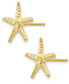 Фото #2 товара Starfish Stud Earrings in 14k Gold