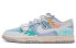 【定制球鞋】 Nike Dunk Low Retro 好莱坞往事 西海岸 手绘喷绘 低帮 板鞋 男款 灰白 / Кроссовки Nike Dunk Low DJ6188-003