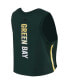 ფოტო #5 პროდუქტის Women's Green Green Bay Packers Ombre Wordmark Classic Cropped Tank Top