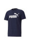 Фото #3 товара Футболка мужская PUMA Essential Erkek Lacivert Günlük Stil T-shirt Vo58666606