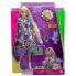 BARBIE Extra Flower Power Poncho And Pet Toy Doll