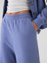 Фото #4 товара Textured Wide-Leg Ankle Sweatpants