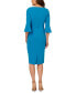 Women's Tie-Front Bell-Sleeve Midi Dress