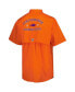 ფოტო #4 პროდუქტის Men's Orange Clemson Tigers Bonehead Button-Up Shirt