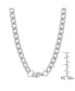 Men's Stainless Steel Accented 6mm Cuban Chain 24" Necklaces