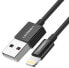 Ugreen 80822 US155 - Black - USB A - Lightning - 1 m - Male - Male