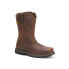 Фото #3 товара Caterpillar Wellston Pull On Steel Toe P90439 Mens Brown Leather Work Boots