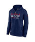 Фото #1 товара Women's Washington Capitals Authentic Pro Pullover Hoodie