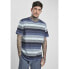 Фото #1 товара Футболка мужская URBAN CLASSICS T-Shirt полосатая рассветного цвета Yarn Dyed