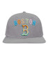Фото #3 товара Men's Gray Boston Red Sox Washed Neon Snapback Hat