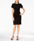 Petite Tulip-Sleeve Sheath Dress