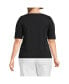 ფოტო #2 პროდუქტის Plus Size Supima Cotton T-shirt