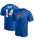 Фото #2 товара Men's Stefon Diggs Royal Buffalo Bills Player Icon Name Number T-shirt