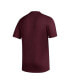 Фото #2 товара Men's Maroon Distressed Arizona State Sun Devils Exit Velocity Baseball Pregame AEROREADY T-shirt