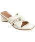 ფოტო #1 პროდუქტის Women's Charlize Twisted Slip On Dress Sandals