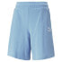 Фото #1 товара Puma Classics High Waist Shorts Womens Blue Casual Athletic Bottoms 53810093
