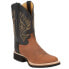 Фото #4 товара Justin Boots Paluxy Embroidered Round Toe Cowboy Mens Black, Brown Casual Boots