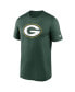 Men's Green Green Bay Packers Legend Logo Performance T-shirt