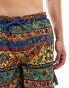 Hunky Trunks paisley swim shorts co ord in multi